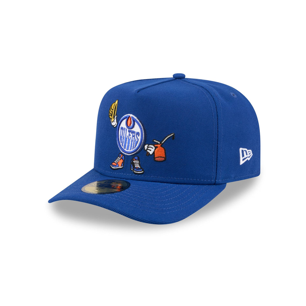 Edmonton Oilers Cartoon 59FIFTY A-Frame Fitted Hat