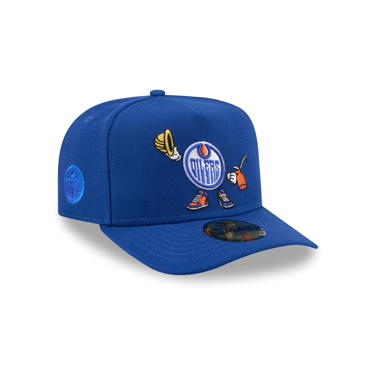 Edmonton Oilers Cartoon 59FIFTY A-Frame Fitted Hat