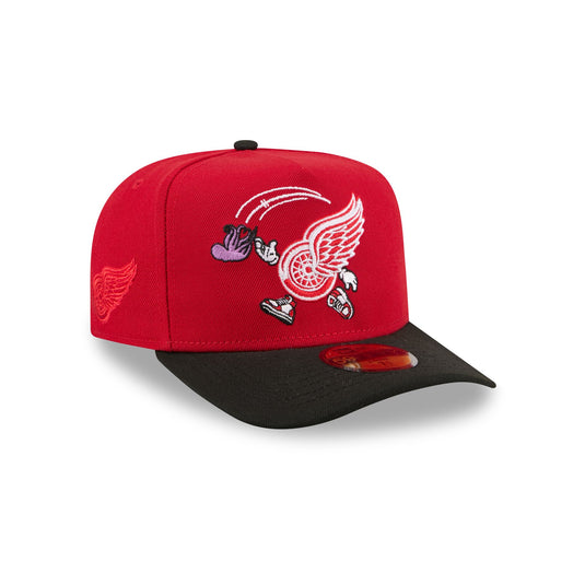 Detroit Red Wings Cartoon 59FIFTY A-Frame Fitted Hat