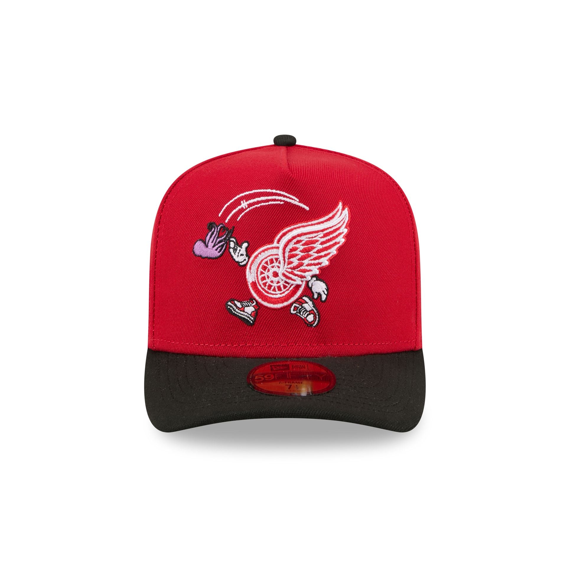 Detroit Red Wings Cartoon 59FIFTY A-Frame Fitted Hat