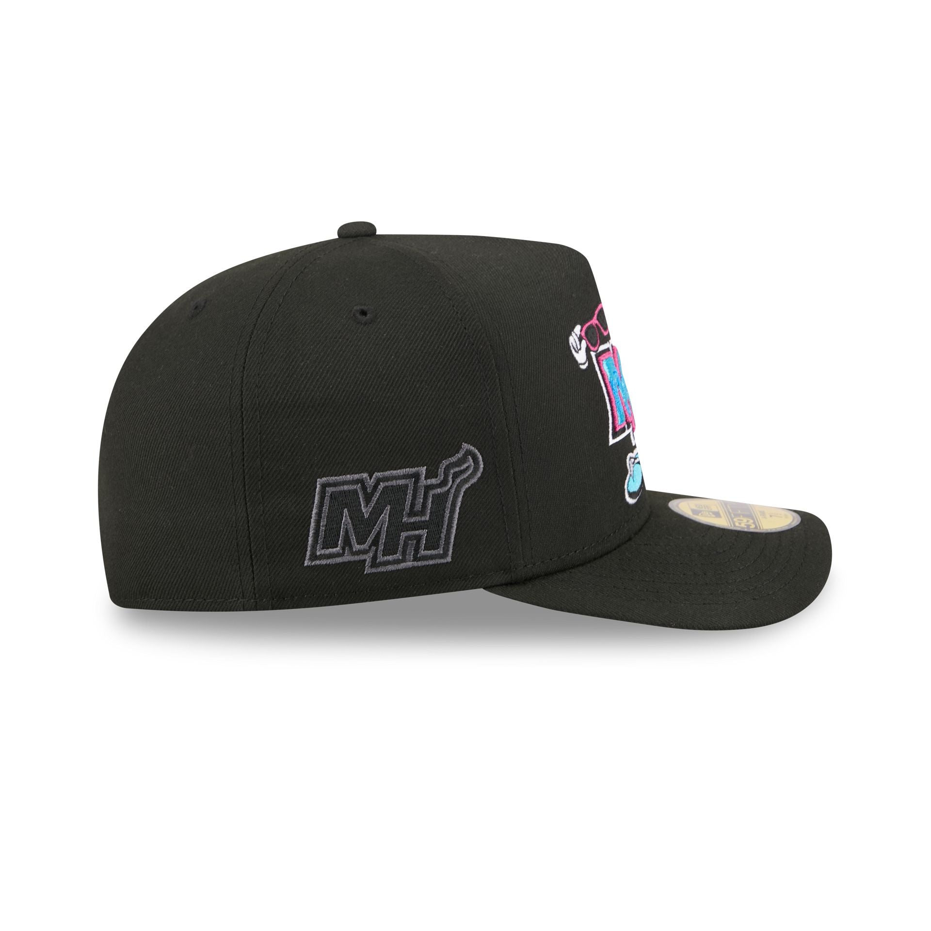 Miami Heat Cartoon 59FIFTY A-Frame Fitted Hat