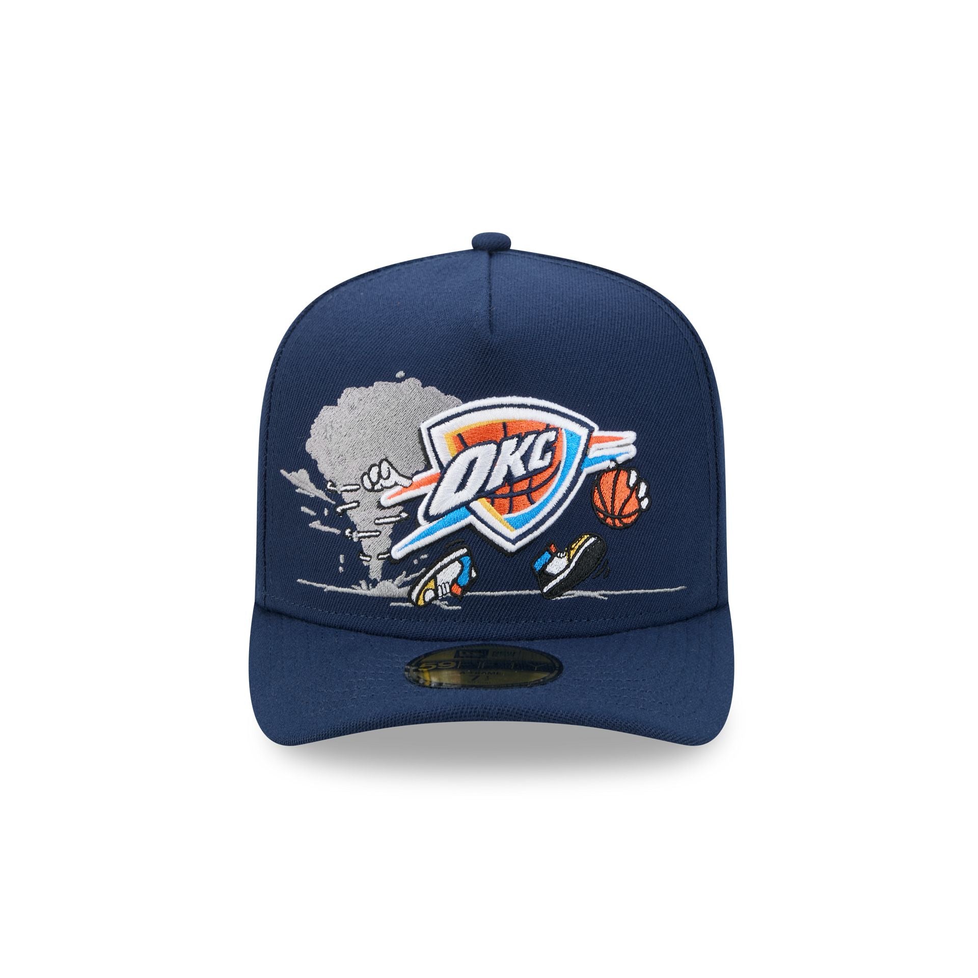 Oklahoma City Thunder Cartoon 59FIFTY A-Frame Fitted Hat