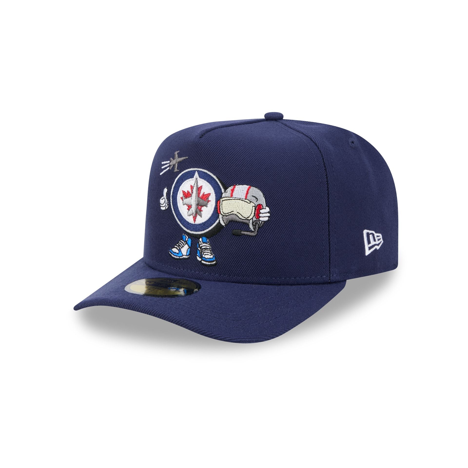 Winnipeg Jets Cartoon 59FIFTY A-Frame Fitted Hat