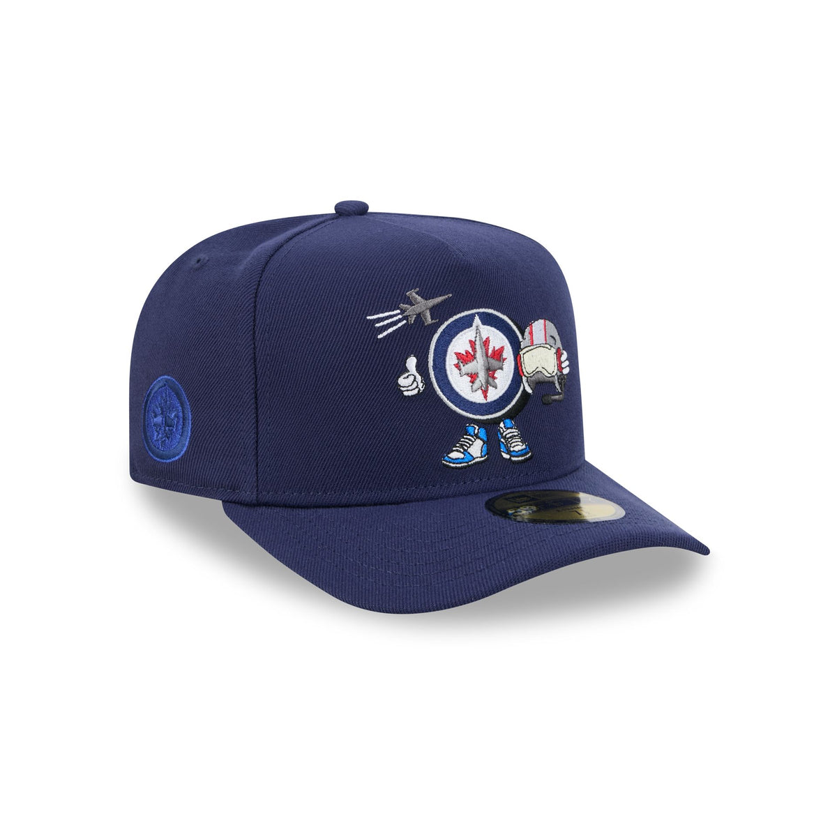 Winnipeg Jets Cartoon 59FIFTY A-Frame Fitted Hat