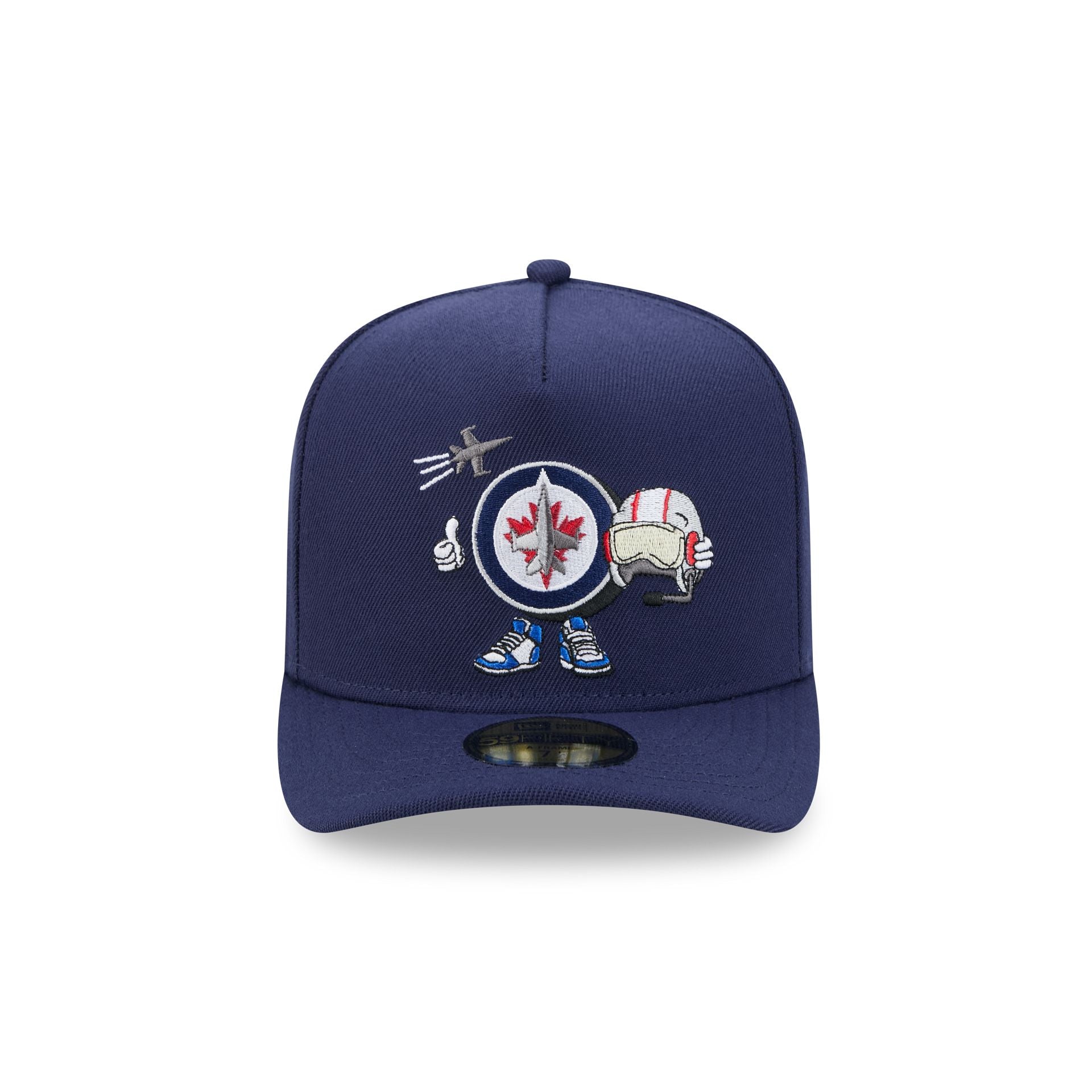 Winnipeg Jets Cartoon 59FIFTY A-Frame Fitted Hat