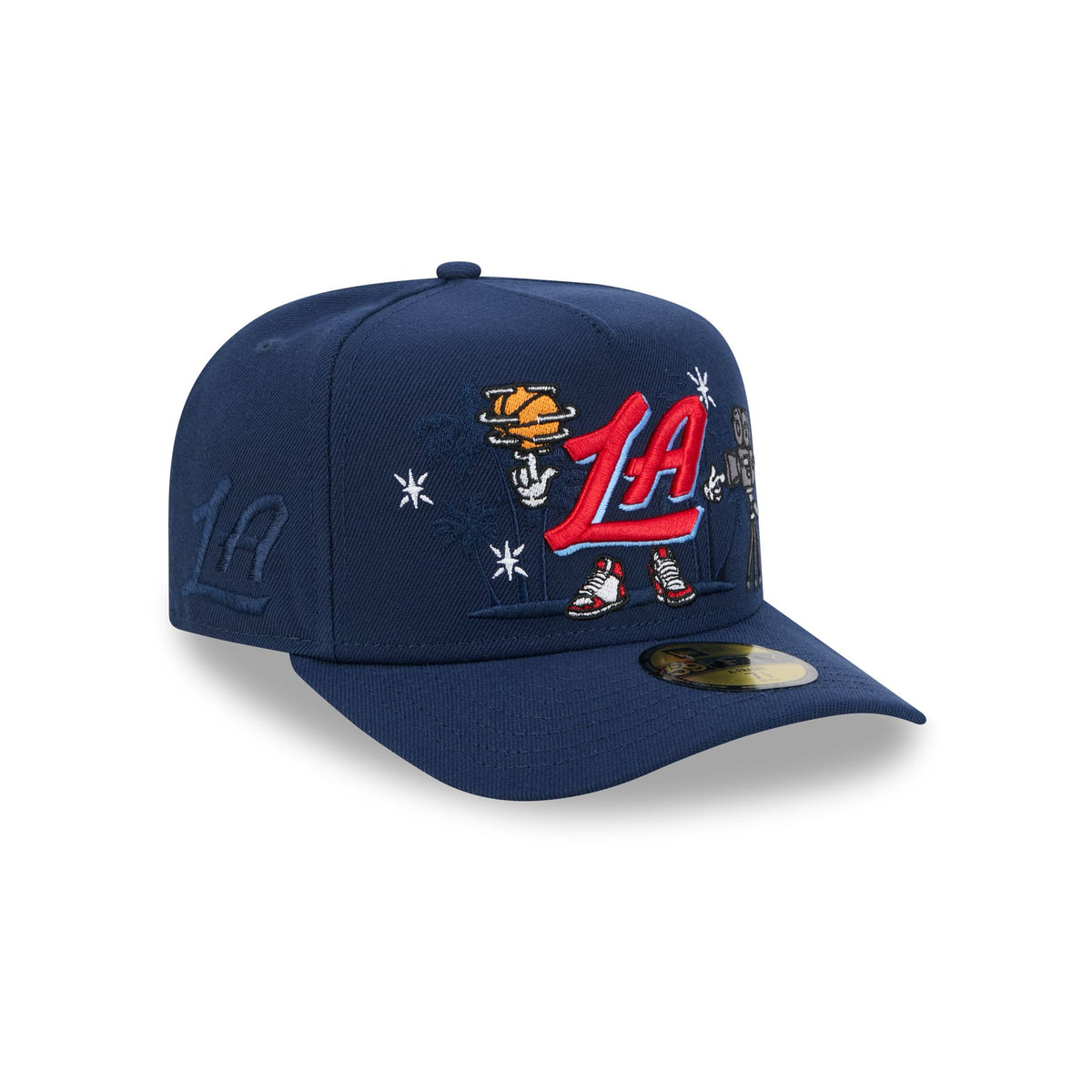 Los Angeles Clippers Cartoon 59FIFTY A-Frame Fitted Hat