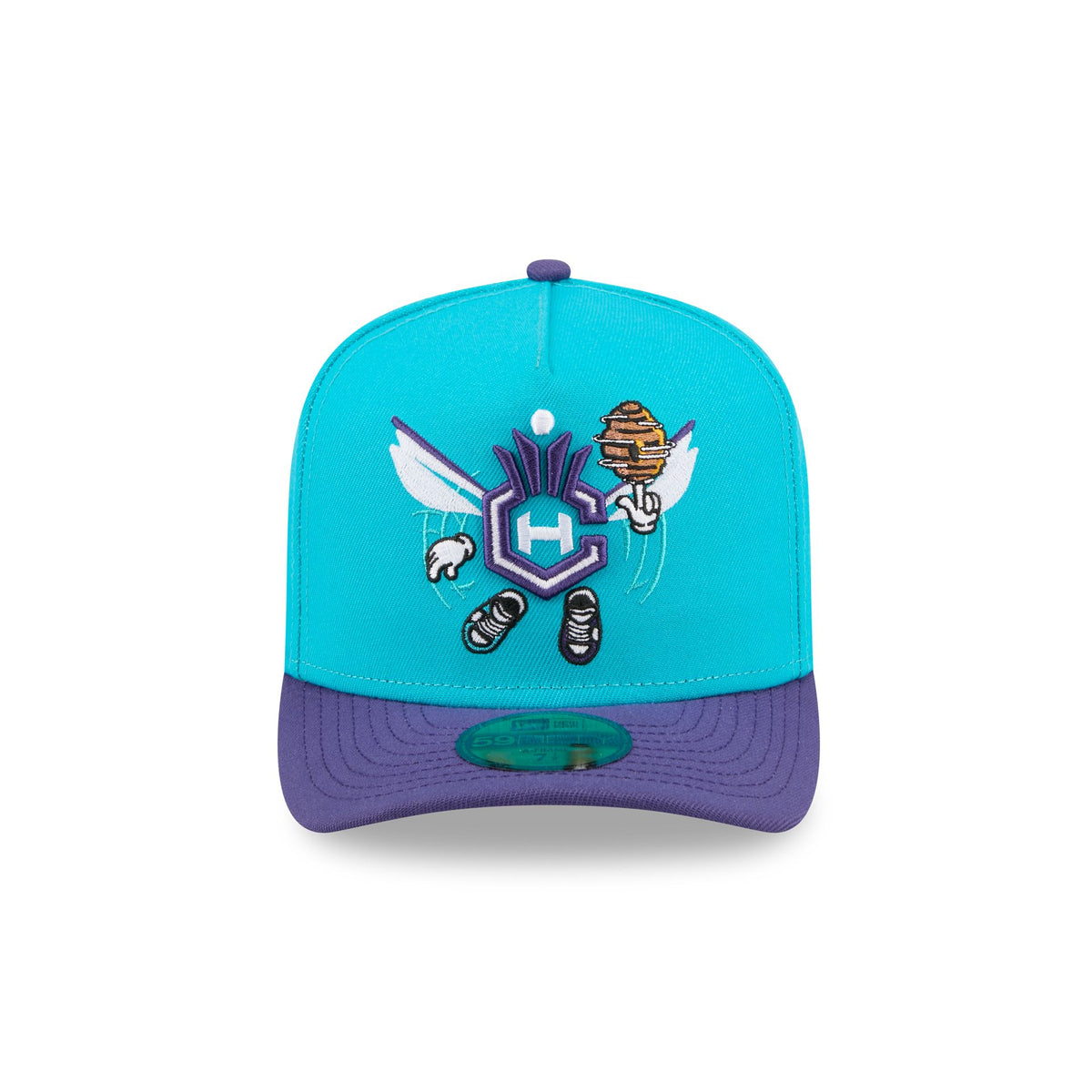 Charlotte Hornets Cartoon 59FIFTY A-Frame Fitted Hat