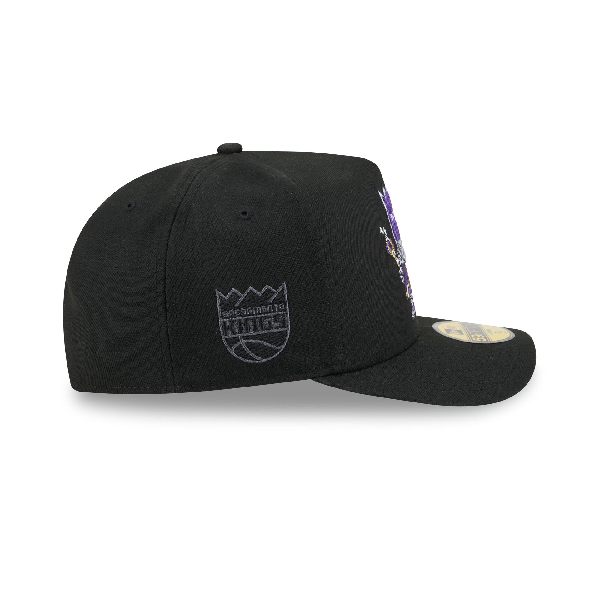 Sacramento Kings Cartoon 59FIFTY A-Frame Fitted Hat