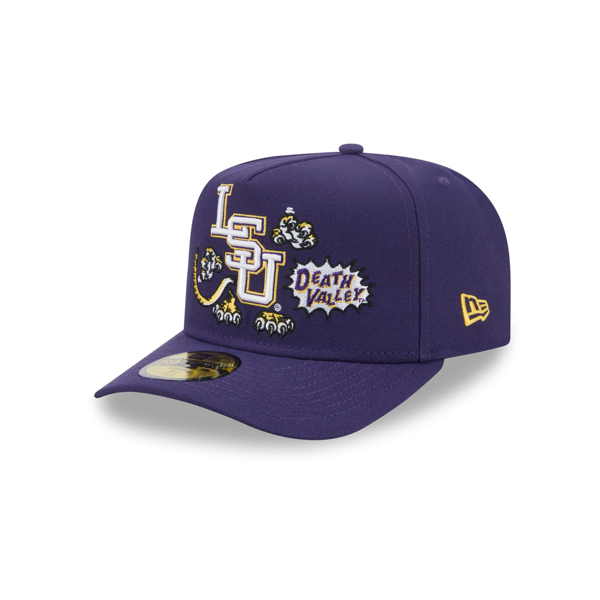 LSU Tigers Cartoon 59FIFTY A-Frame Fitted Hat
