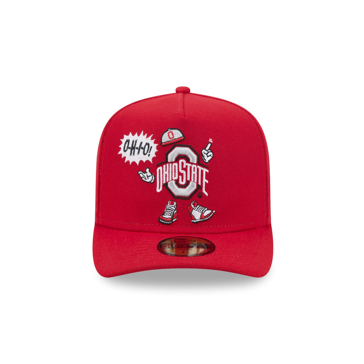 Ohio State Buckeyes Cartoon 59FIFTY A-Frame Fitted Hat