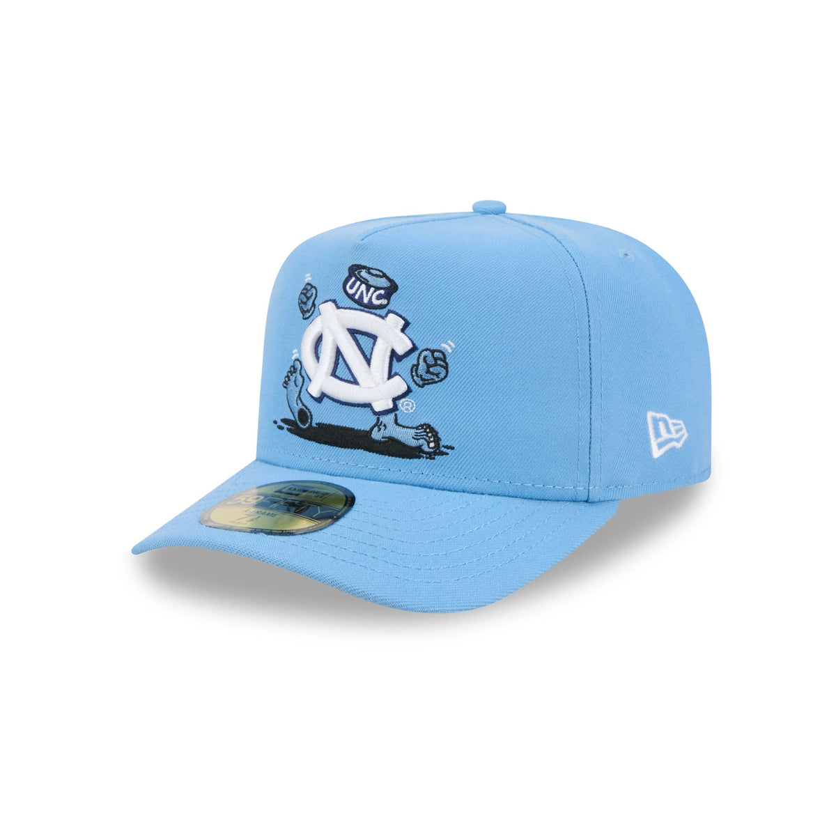 North Carolina Tar Heels Cartoon 59FIFTY A-Frame Fitted Hat