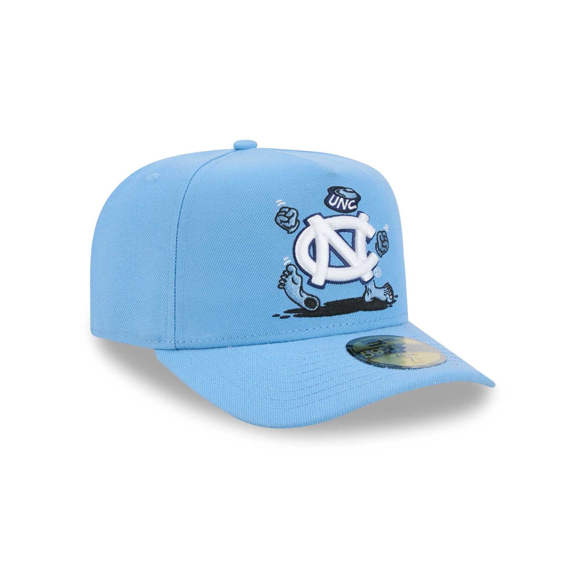 North Carolina Tar Heels Cartoon 59FIFTY A-Frame Fitted Hat