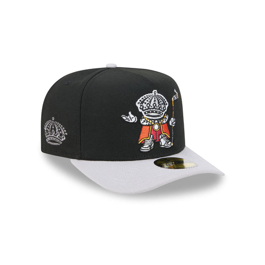 Los Angeles Kings Cartoon 59FIFTY A-Frame Fitted Hat