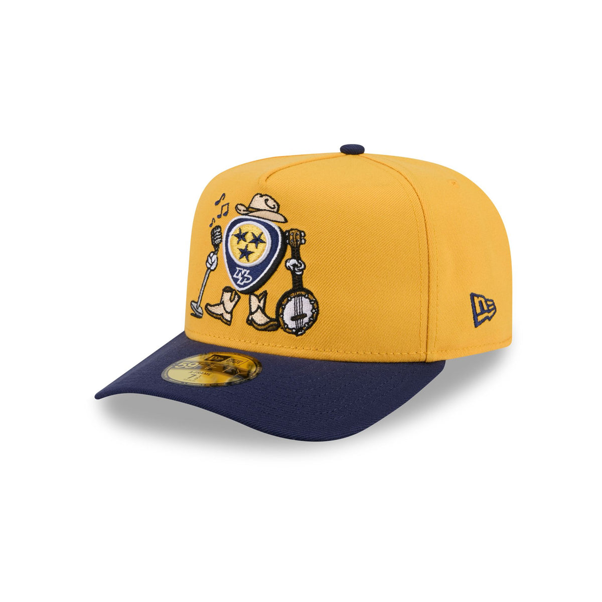 Nashville Predators Cartoon 59FIFTY A-Frame Fitted Hat
