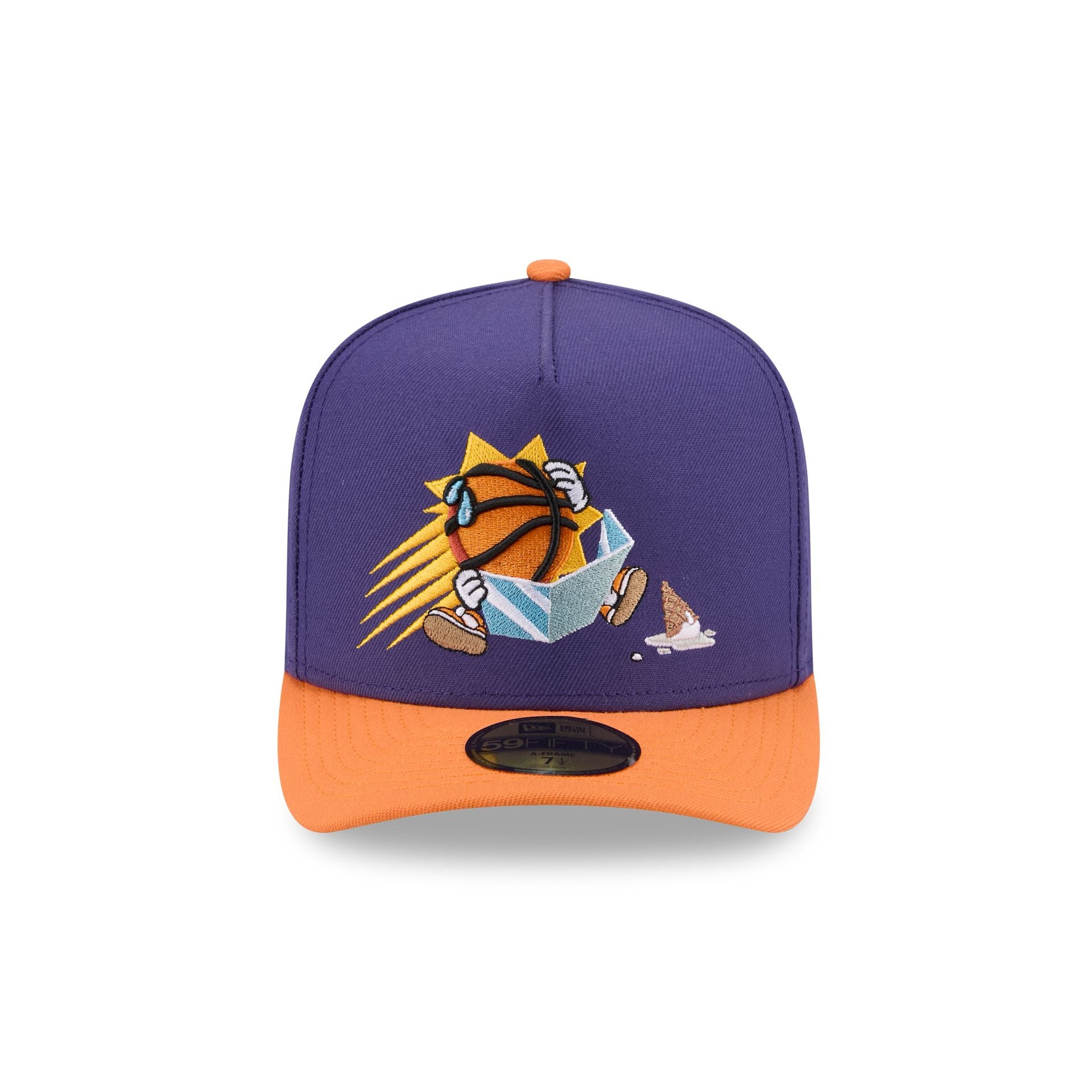 Phoenix Suns Cartoon 59FIFTY A-Frame Fitted Hat
