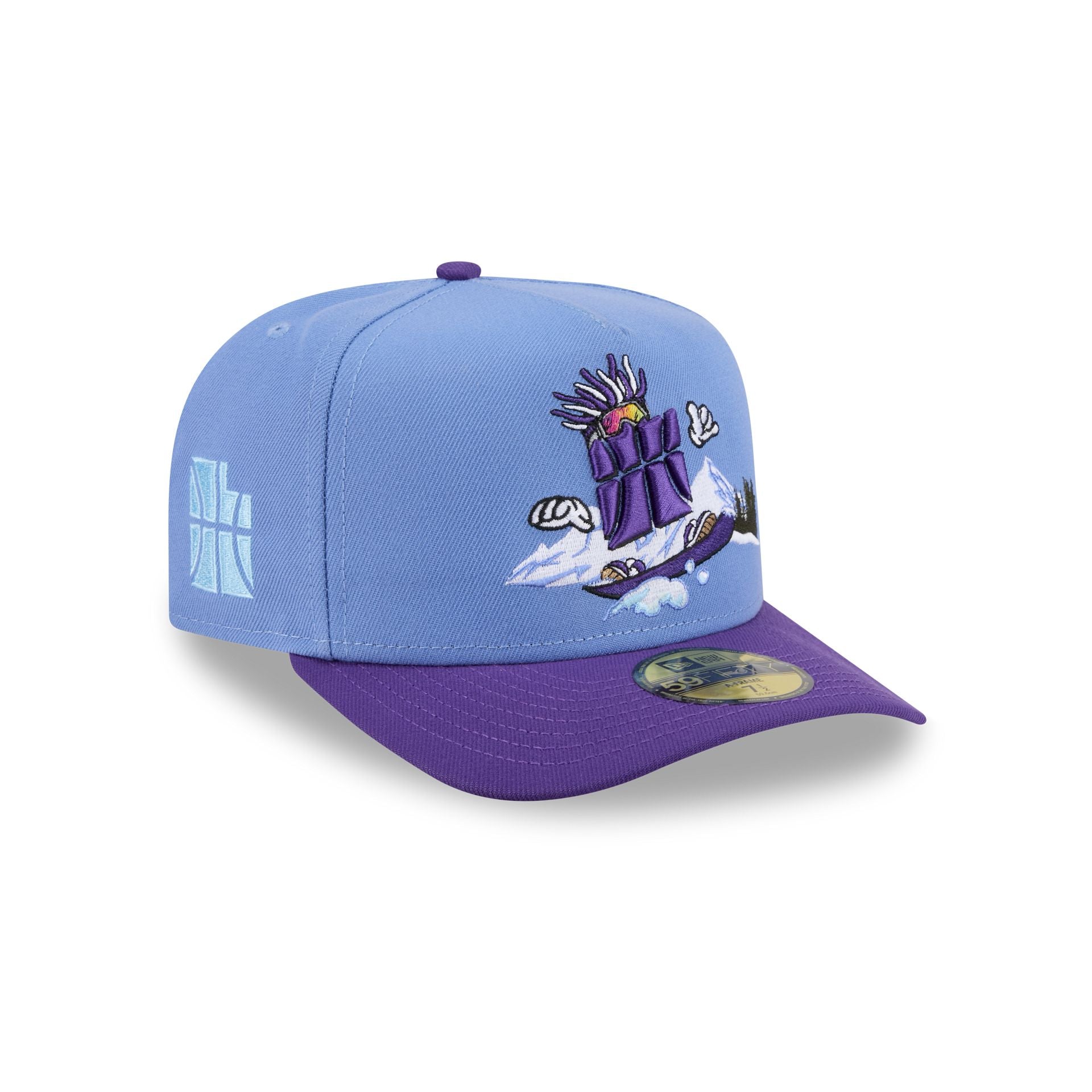 Utah Jazz Cartoon 59FIFTY A-Frame Fitted Hat