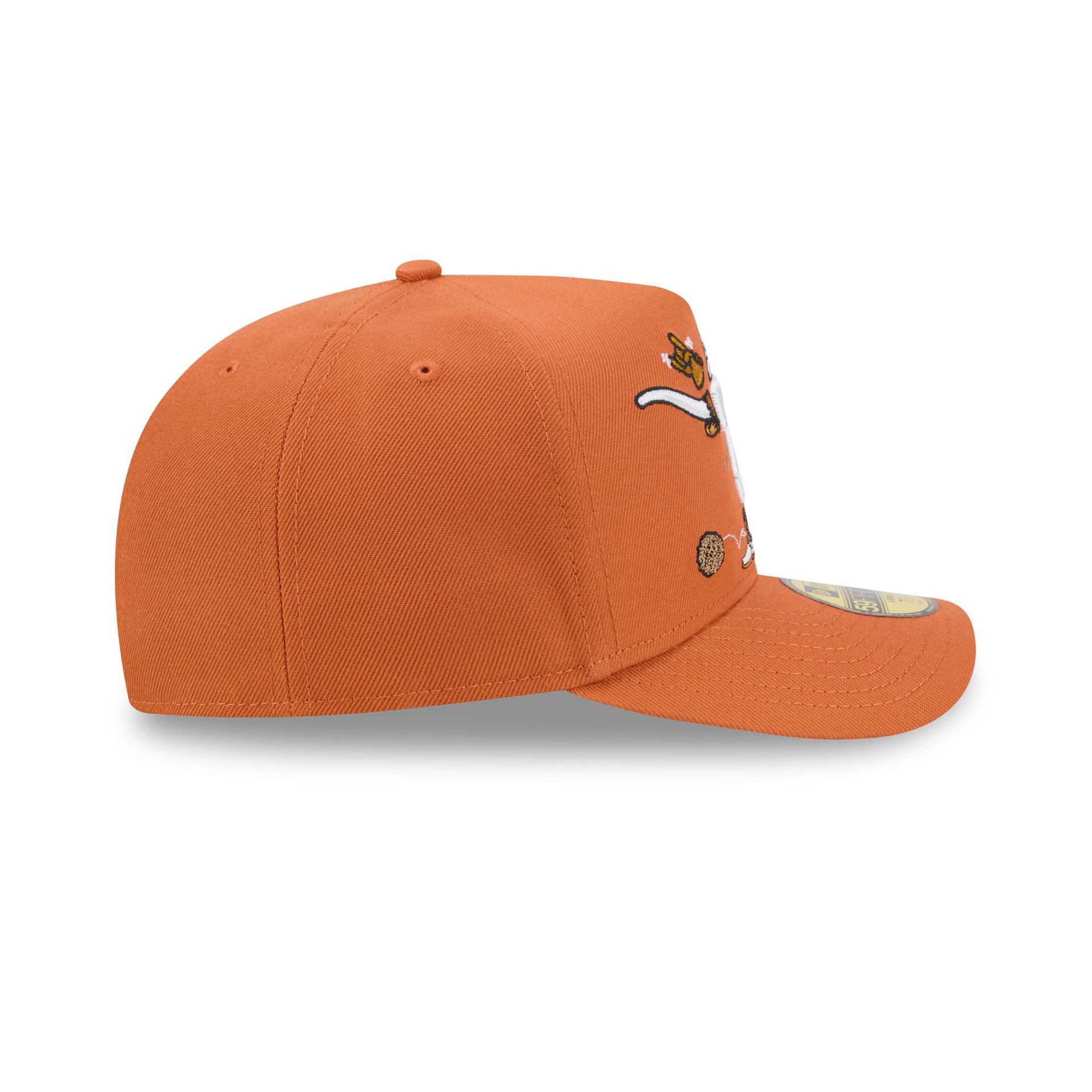 Texas Longhorns Cartoon 59FIFTY A-Frame Fitted Hat