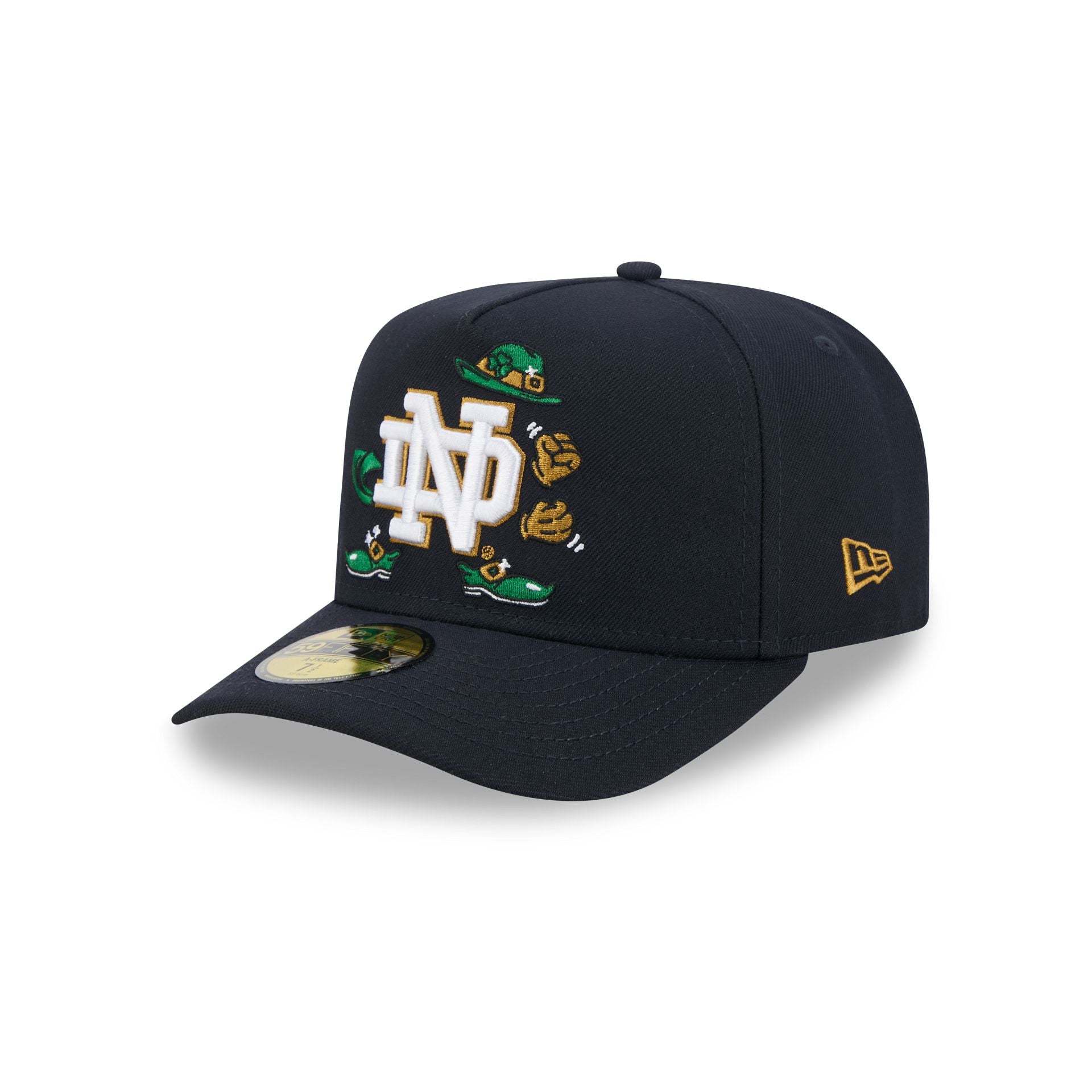 Notre Dame Fighting Irish Cartoon 59FIFTY A-Frame Fitted Hat