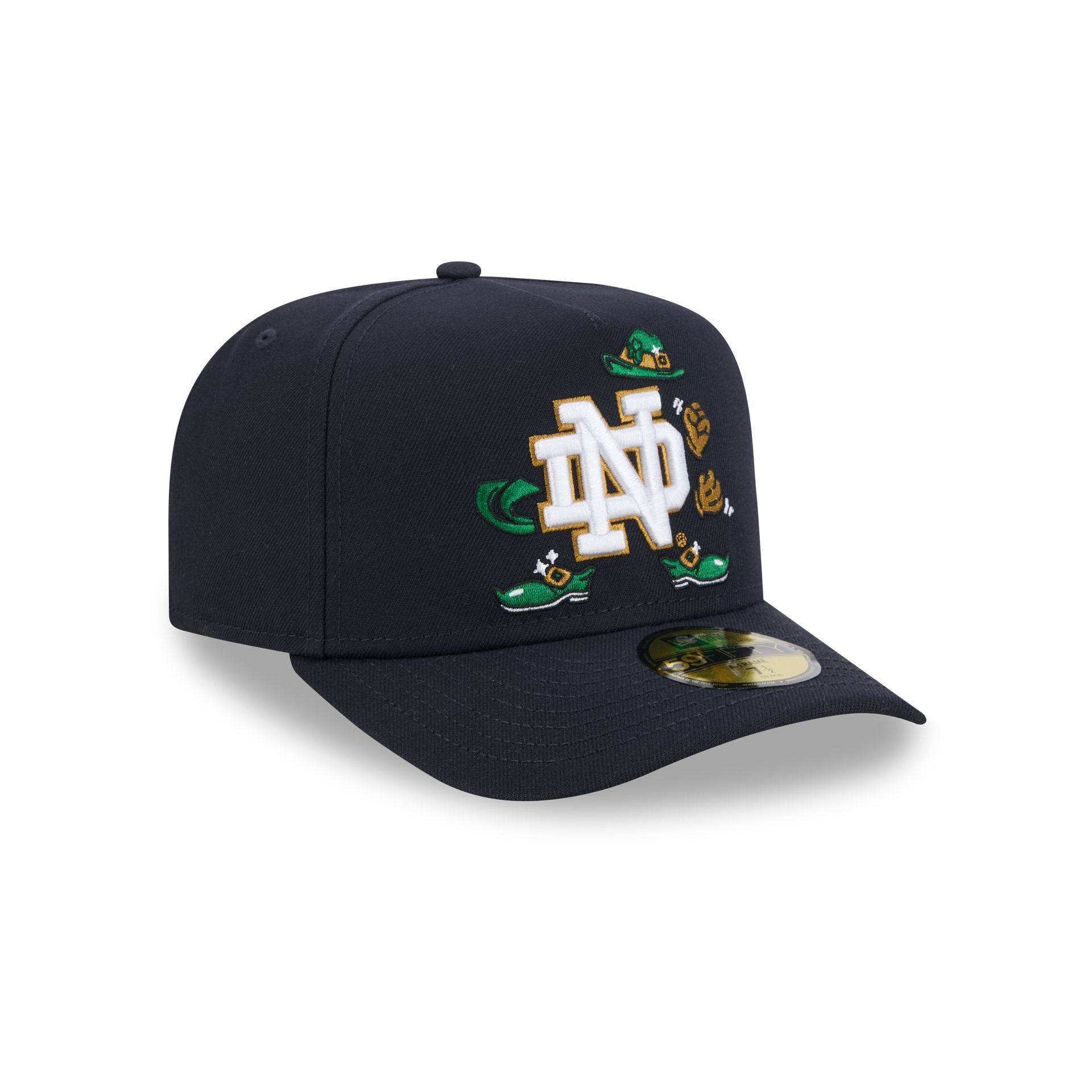 Notre Dame Fighting Irish Cartoon 59FIFTY A-Frame Fitted Hat
