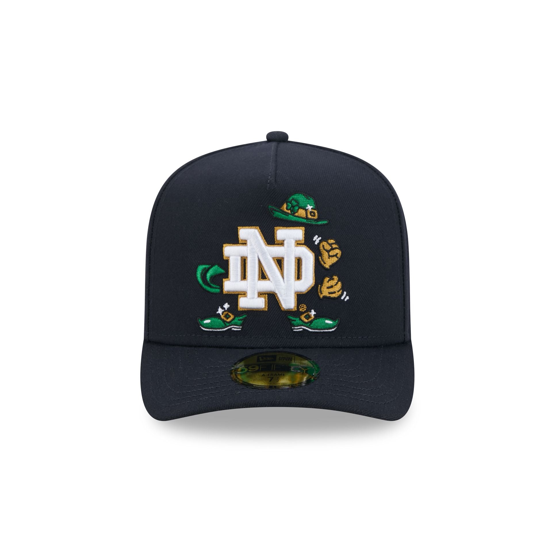 Notre Dame Fighting Irish Cartoon 59FIFTY A-Frame Fitted Hat