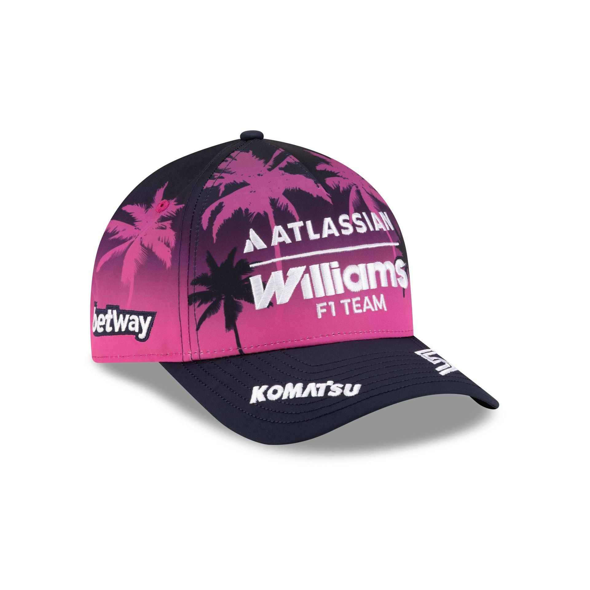2026 Miami Race Special Atlassian Williams F1 Team Carlos Sainz 9FORTY M-Crown A-Frame Snapback Hat