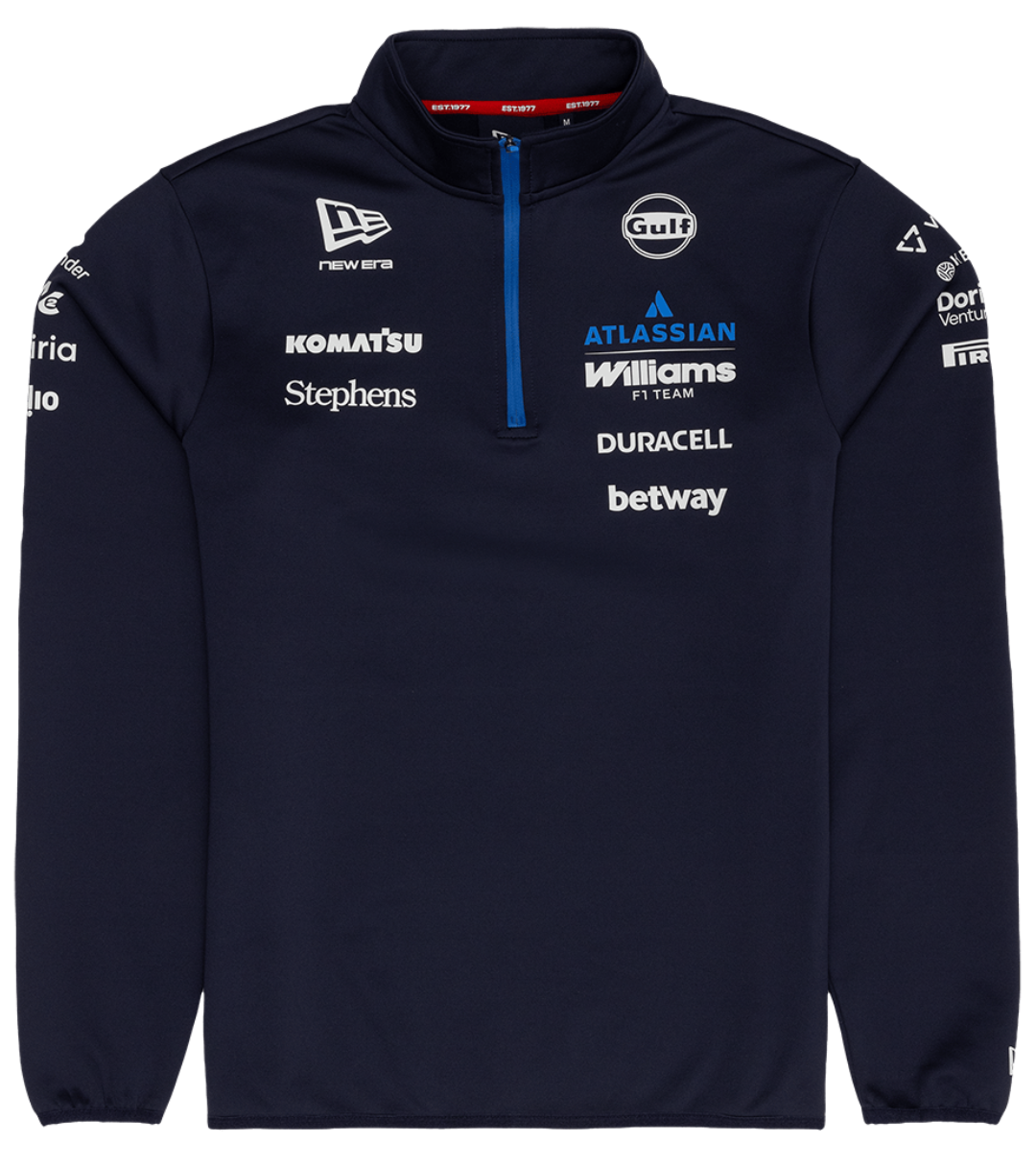 Atlassian Williams F1 Team Team Line Mid-Layer Quarter Zip