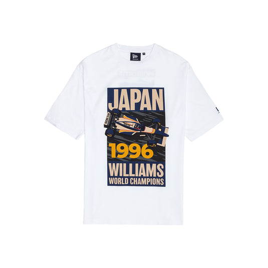2026 Japan Race Special Graphic Atlassian Williams F1 Team Oversized T-Shirt - New Era Cap