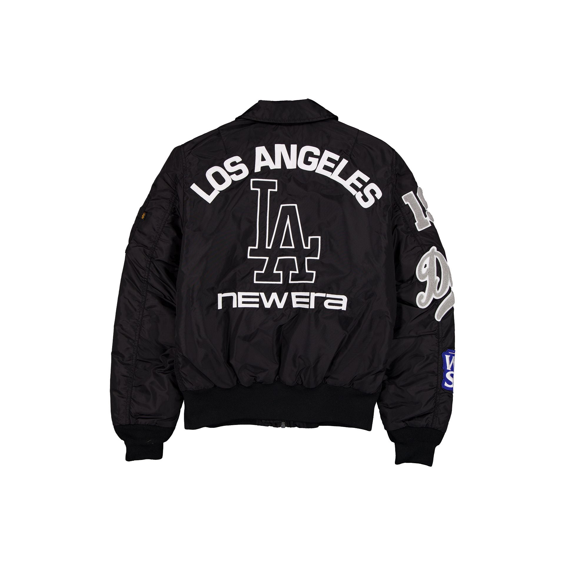 Alpha Industries x Los Angeles Dodgers Black MA-1 Flight Jacket