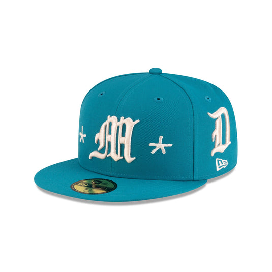 Mora Lo Mismo de Siempre Teal 59FIFTY Fitted Hat