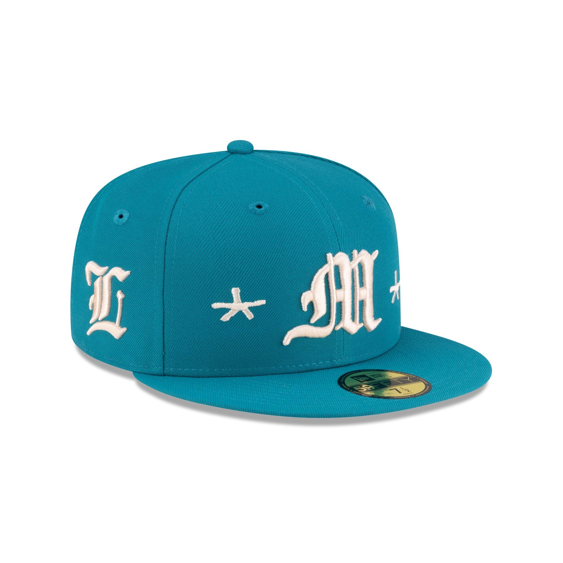 Mora Lo Mismo de Siempre Teal 59FIFTY Fitted Hat