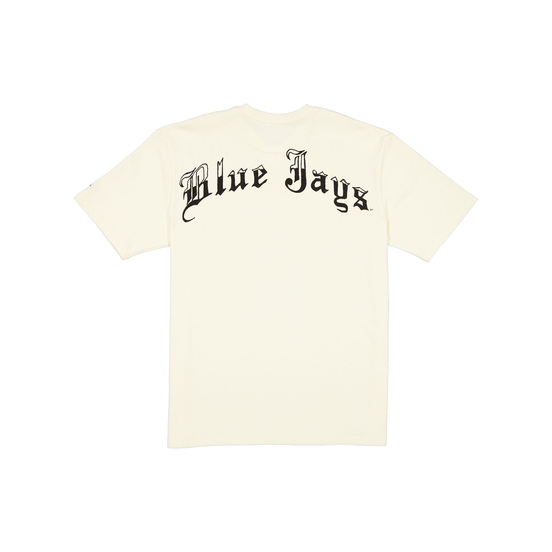 Toronto Blue Jays Gothic Lettering Chrome White T-Shirt