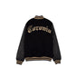 Toronto Blue Jays Gothic Lettering Black Wool Varsity Jacket