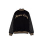 Houston Astros Gothic Lettering Black Wool Varsity Jacket