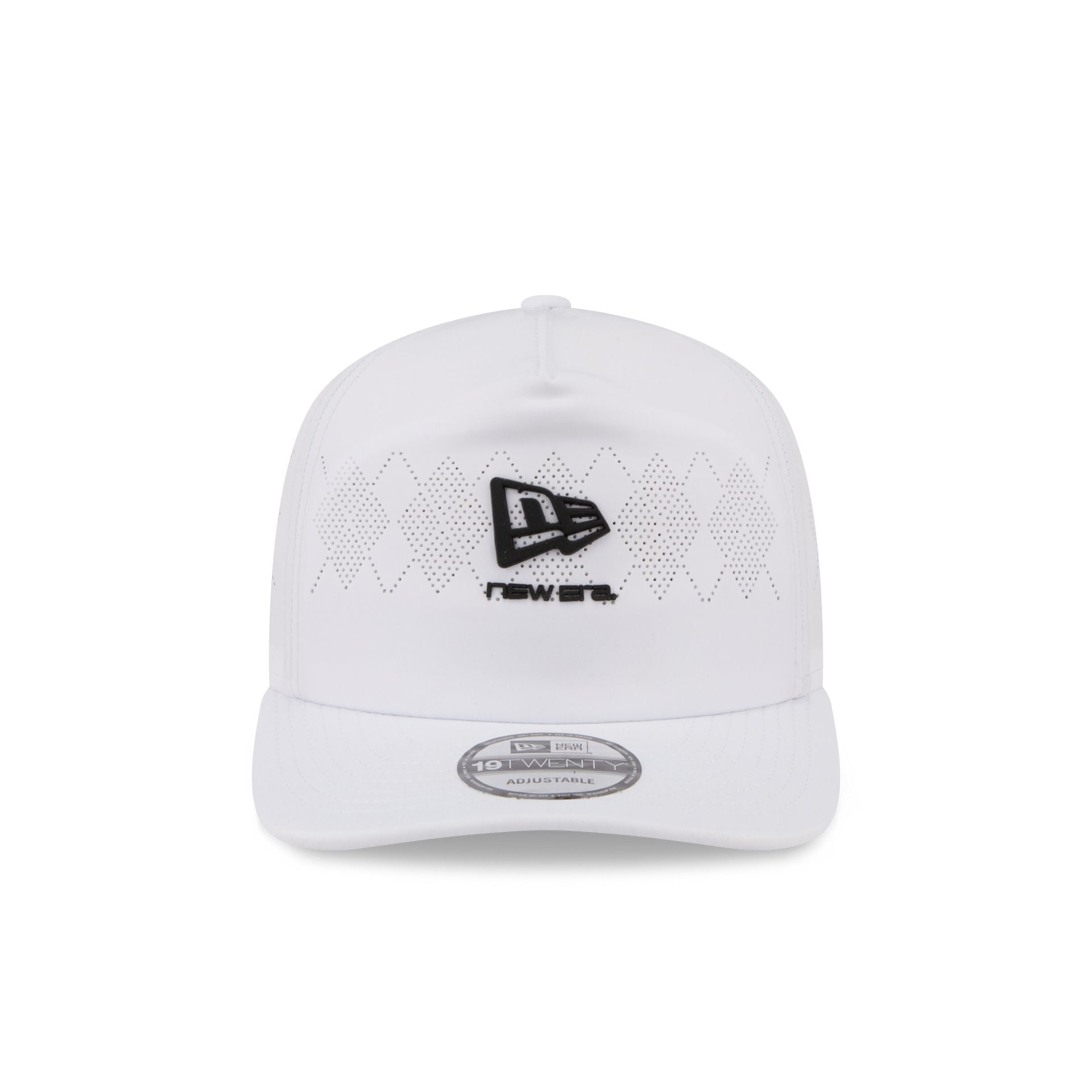 NEW ERA back number キャップ ホワイト New Era Cap White Argyle 19TWENTY Adjustable Hat