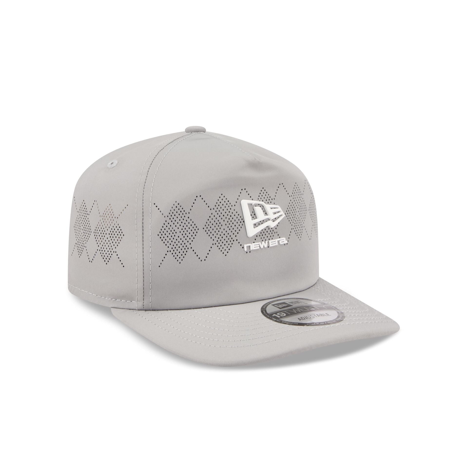 New Era Cap Gray Argyle 19TWENTY Adjustable Hat