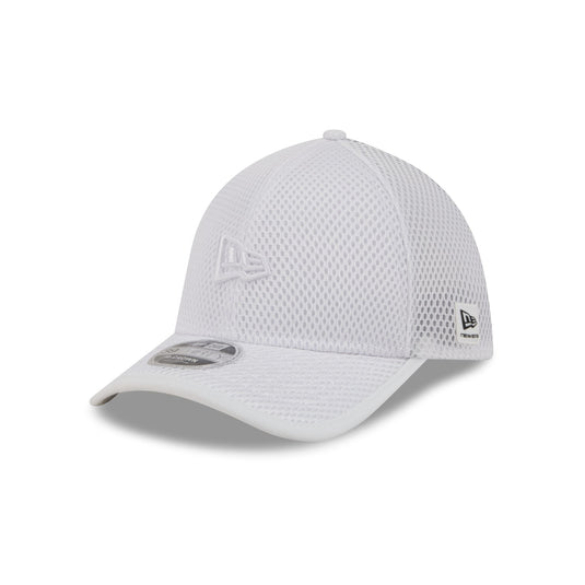 New Era Cap White Mesh 39THIRTY M-Crown Stretch Fit Hat - New Era Cap