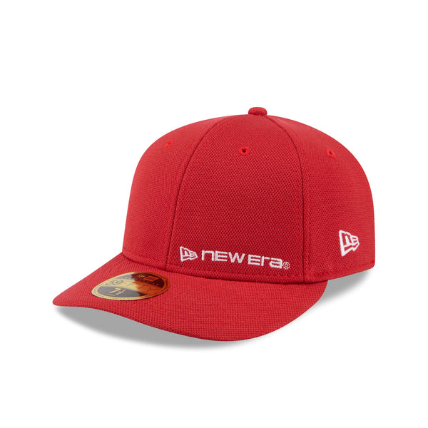 帽子 59FIFTY LOW PROFILE / / POLY. NEWERA26ss New Era Cap Scarlet Cotton Low Profile 59FIFTY Fitted Hat