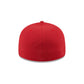New Era Cap Scarlet Cotton Low Profile 59FIFTY Fitted Hat