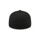 New Era Cap Black Cotton Low Profile 59FIFTY Fitted Hat