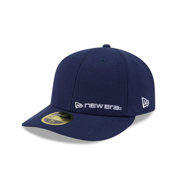 New Era Cap Navy Cotton Low Profile 59FIFTY Fitted Hat