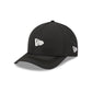 New Era Cap Black Stitch Visor 9FORTY M-Crown A-Frame Snapback Hat