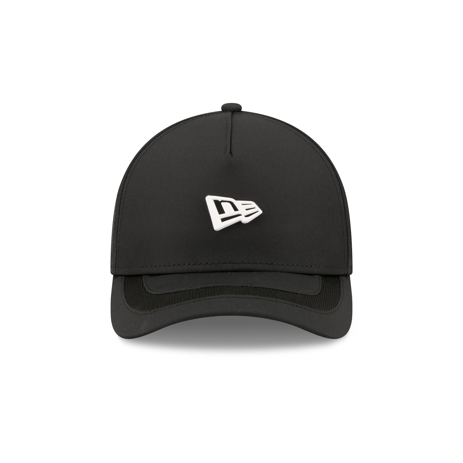 New Era Cap Black Stitch Visor 9FORTY M-Crown A-Frame Snapback Hat