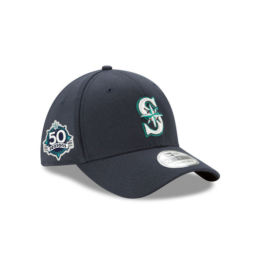 Seattle Mariners 50th Anniversary 39THIRTY Stretch Fit Hat - New Era Cap