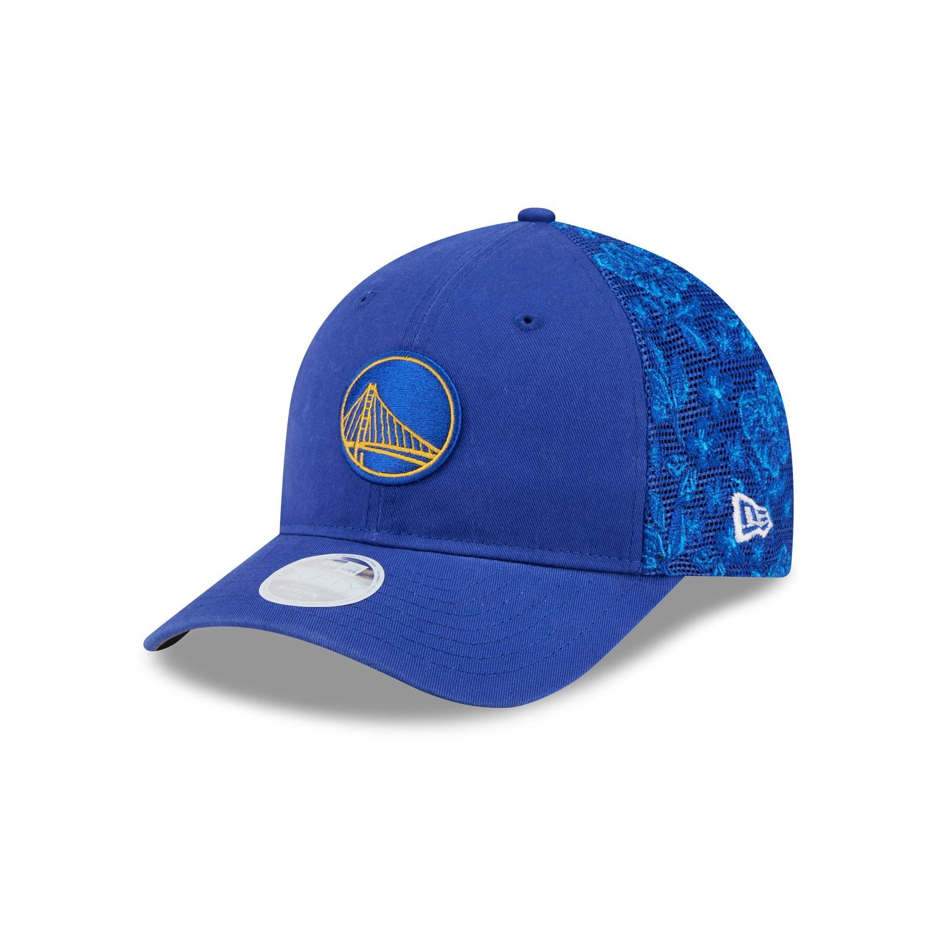 Golden State Warriors Floral Mesh Women's 9FORTY M-Crown Trucker Hat