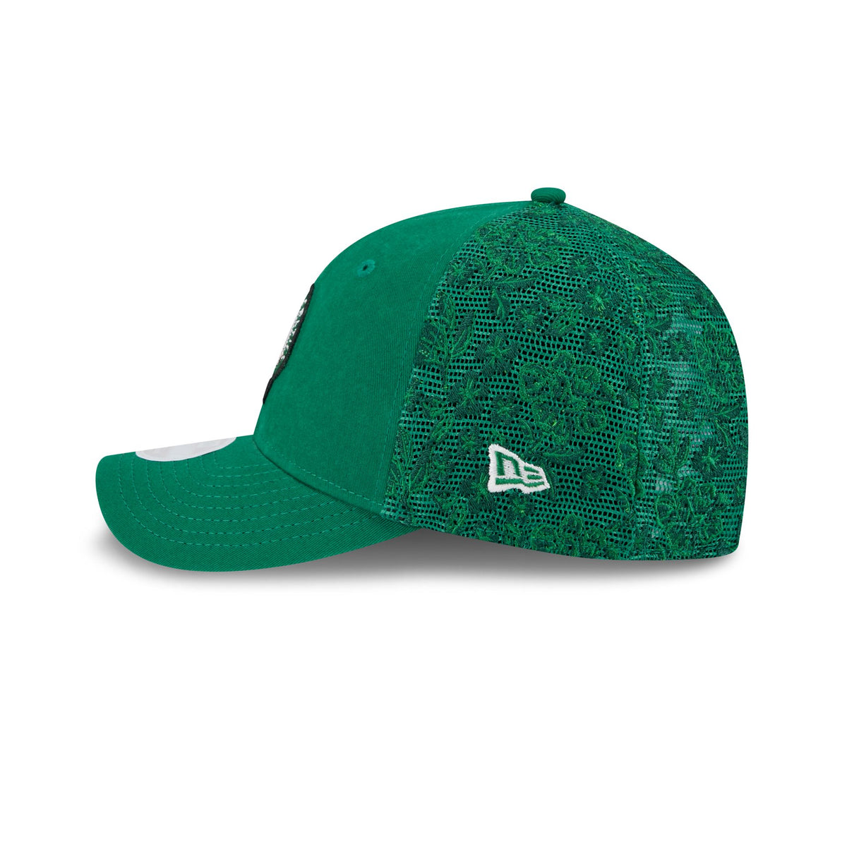 Boston Celtics Floral Mesh Women's 9FORTY M-Crown Trucker Hat