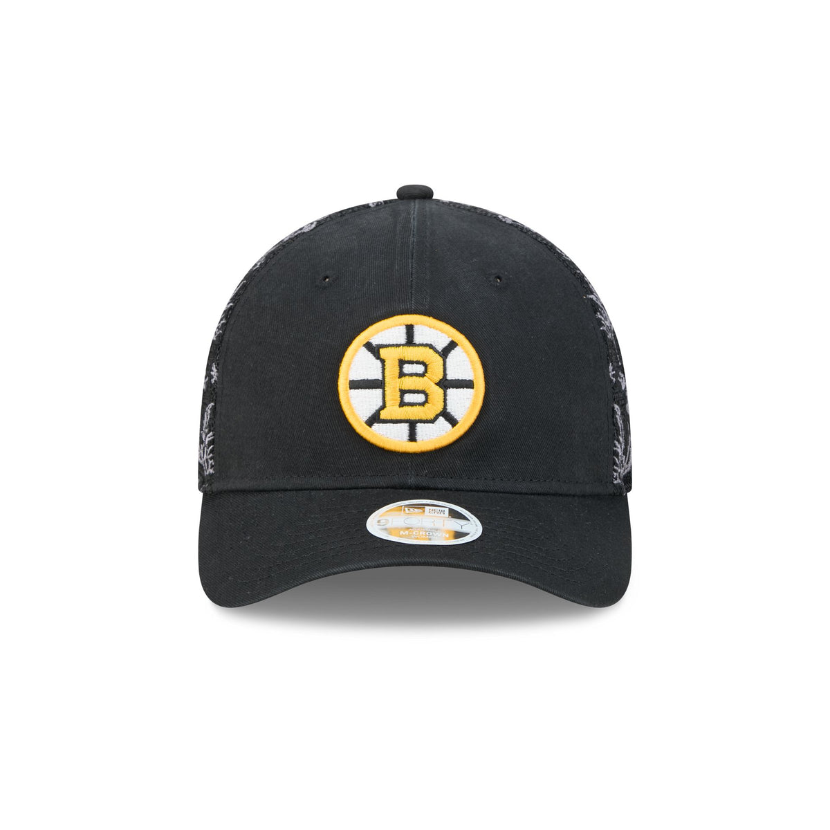 Boston Bruins Floral Mesh Women's 9FORTY M-Crown Trucker Hat