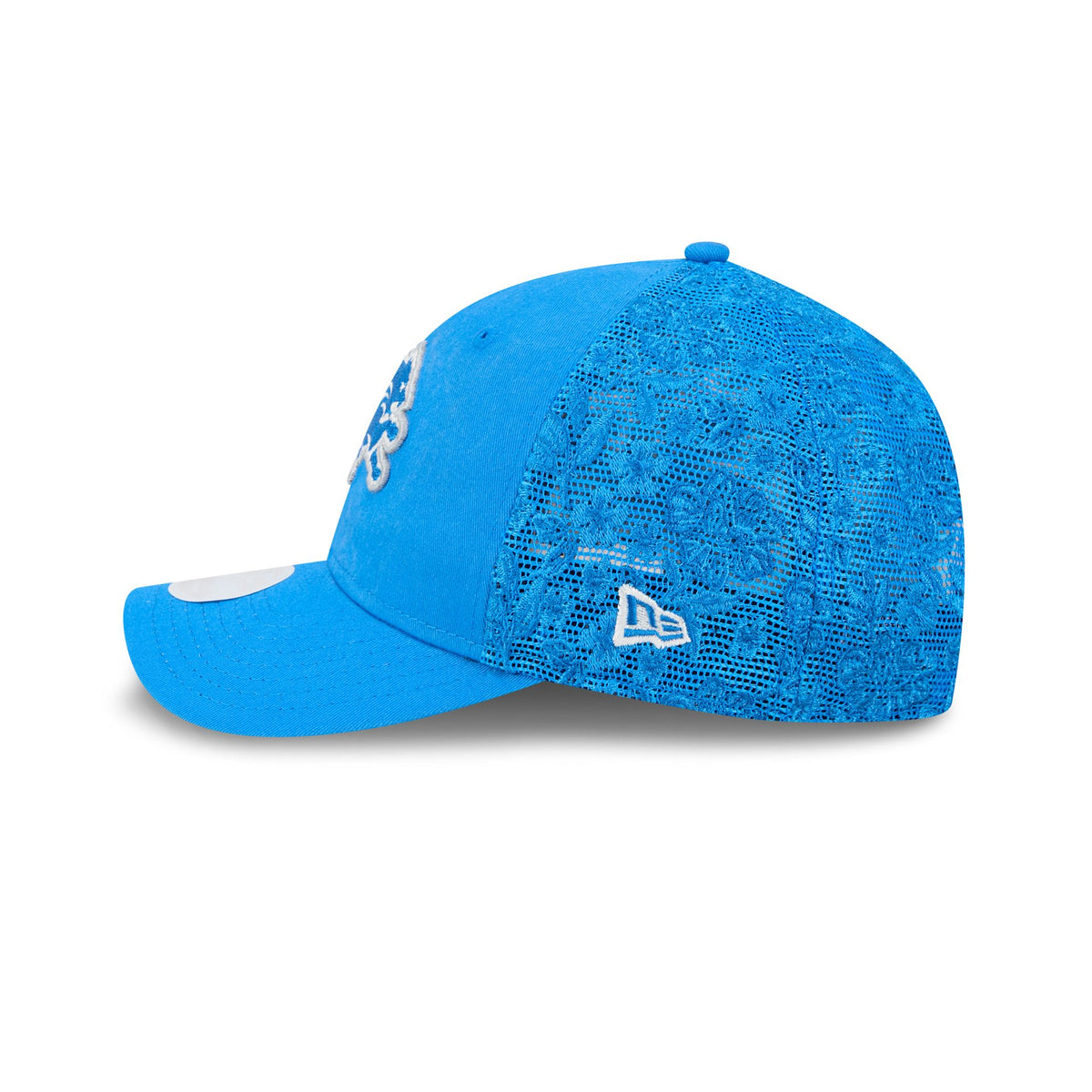 Detroit Lions Floral Mesh Women's 9FORTY M-Crown Trucker Hat