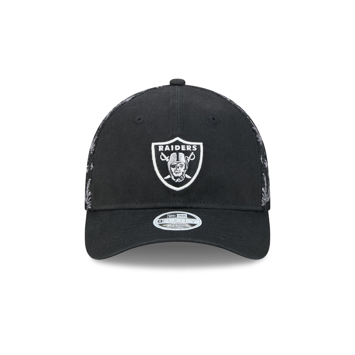 Las Vegas Raiders Floral Mesh Women's 9FORTY M-Crown Trucker Hat