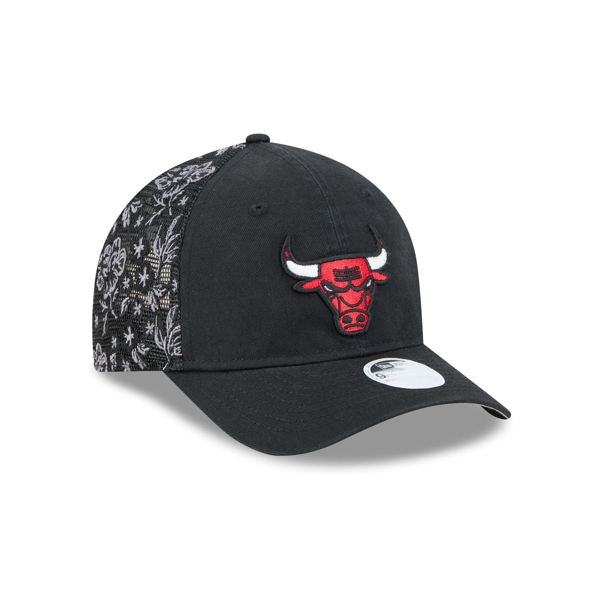 Chicago Bulls Floral Mesh Women's 9FORTY M-Crown Trucker Hat