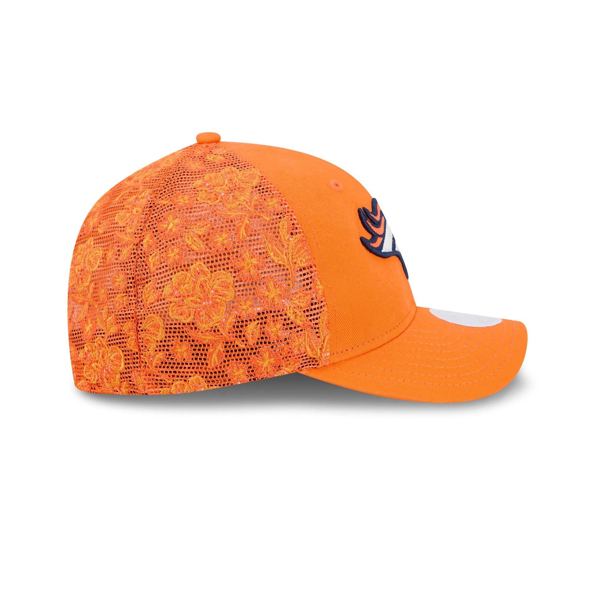 Denver Broncos Floral Mesh Women's 9FORTY M-Crown Trucker Hat